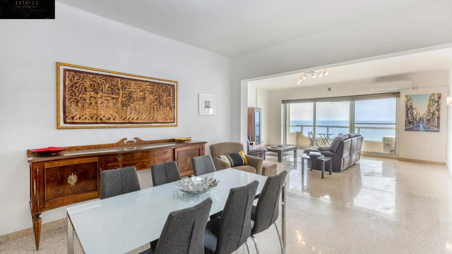 Apartment Tower Road Seafront Home, With 3Br & Working Space By 360 Estates Sliema