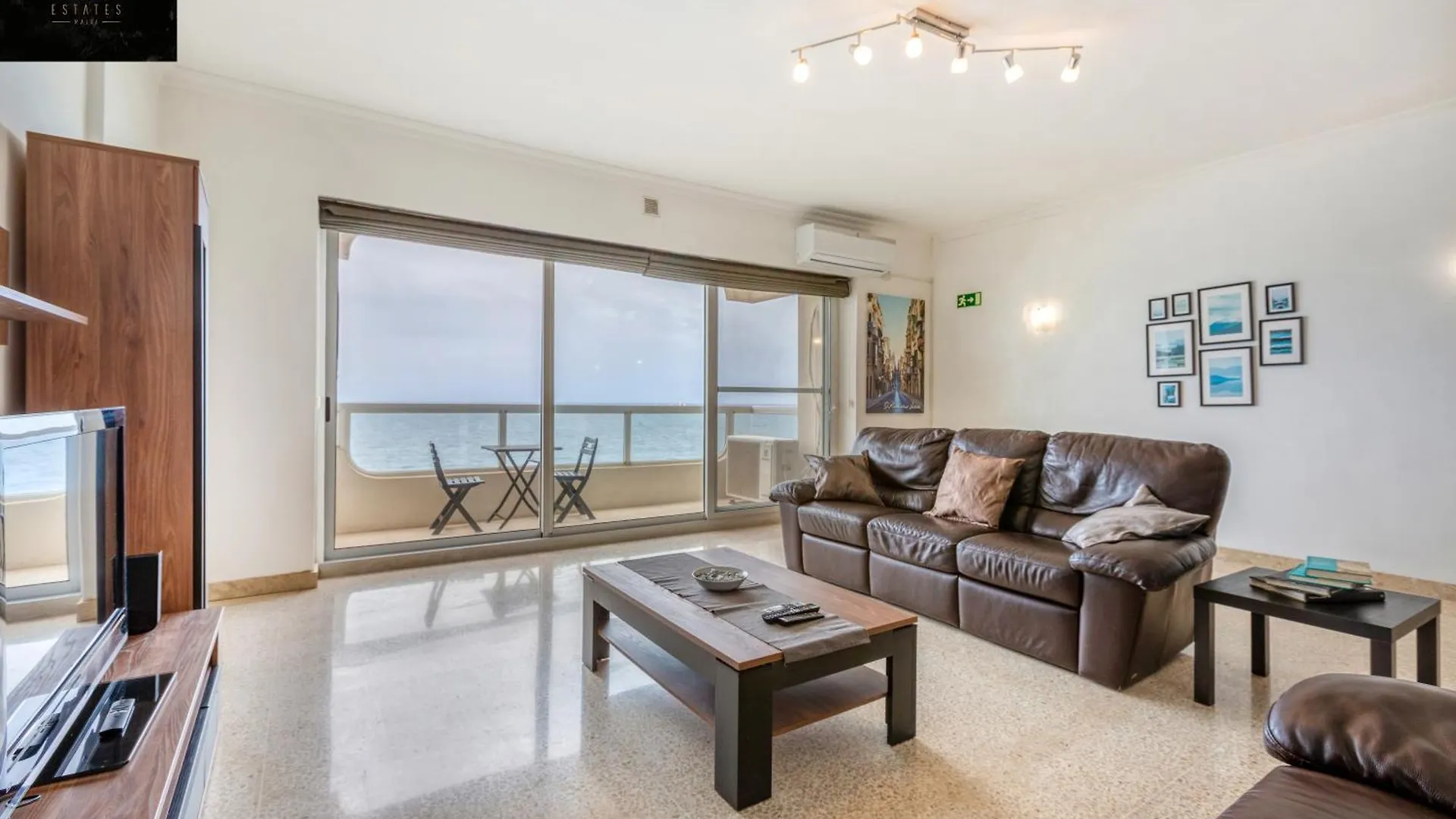 Tower Road Seafront Home, With 3Br & Working Space By 360 Estates Sliema Malta