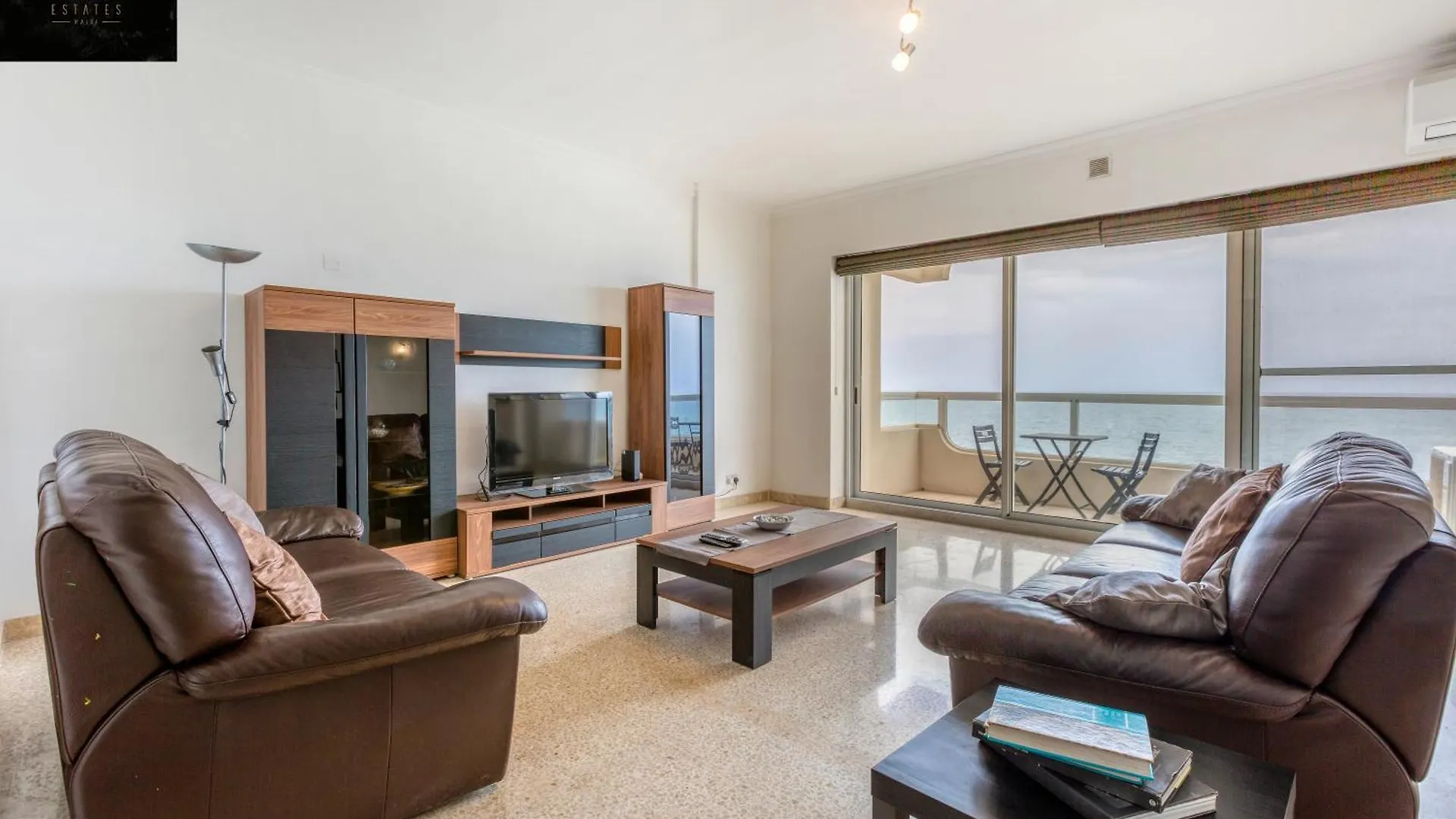 Tower Road Seafront Home, With 3Br & Working Space By 360 Estates Sliema